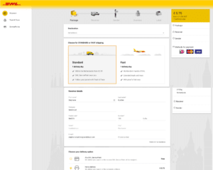 dhl online tool