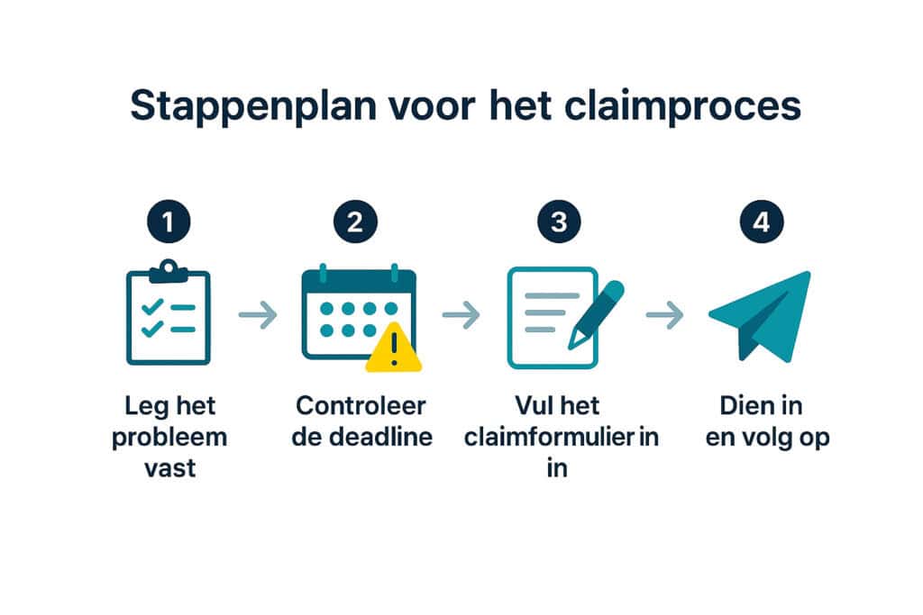 Stappenplan voor het claimproces